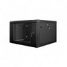 Szafa instalacyjna Rack wisząca 19" 6U 600x600 czarna Lanberg (flat pack)