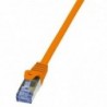 Patchcord LogiLink CQ3068S Cat.6A S/FTP 3m pomarańczowy