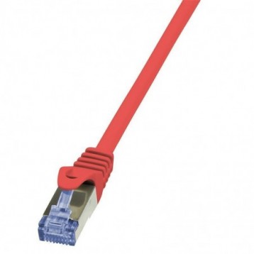 Patchcord LogiLink CQ3014S Cat.6A S/FTP 0,25m czerwony Patchcord LogiLink CQ3014S Cat.6A S/FTP 0,25m czerwony