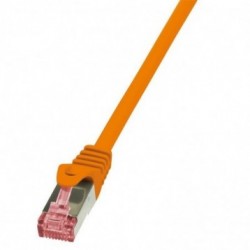 Patchcord LogiLink CQ2018S CAT.6 S/FTP 0,25m, pomarańczowy