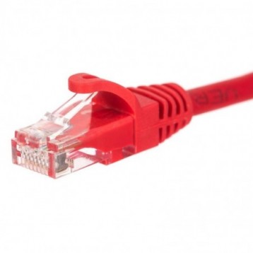 Patchcord RJ45, Netrack osłonka zalewana, kat. 5e UTP, 5m czerwony Patchcord RJ45, Netrack osłonka zalewana, kat. 5e UTP, 5m czerwony