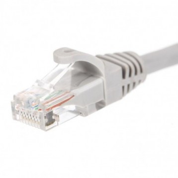 Patchcord RJ45, Netrack osłonka zalewana, kat. 5e UTP, 5m szary Patchcord RJ45, Netrack osłonka zalewana, kat. 5e UTP, 5m szary