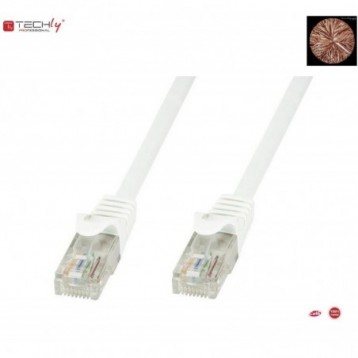 Patchcord 100% miedź TechlyPro Cat.6 U/UTP, 0,5 m, biały Patchcord 100% miedź TechlyPro Cat.6 U/UTP, 0,5 m, biały
