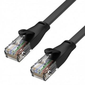 Patchcord UNITEK C1810GBK Cat.6 Płaski, UTP, RJ45, 2m Patchcord UNITEK C1810GBK Cat.6 Płaski, UTP, RJ45, 2m