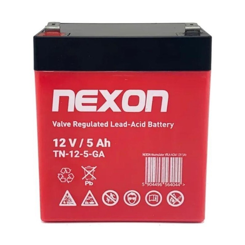 Akumulator żelowy Nexon TN-GEL-5 12V 5Ah - głębokiego rozładowania i pracy cyklicznej