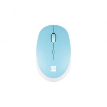 Mysz bezprzewodowa Natec Harrier 2 bluetooth 5.1 1600 DPI biało-niebieska