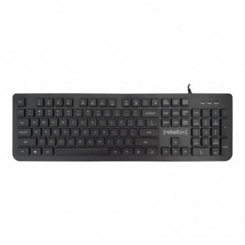 Klawiatura przewodowa Rebeltec SOLIDERO USB czarna Klawiatura przewodowa Rebeltec SOLIDERO USB czarna