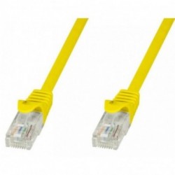 PatchCord Techly Cat.5e UTP CCA 10m żółty