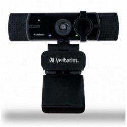 Kamera internetowa Verbatim AWC-03 4K UHD USB 2.0 z podwójnym mikrofonem czarna