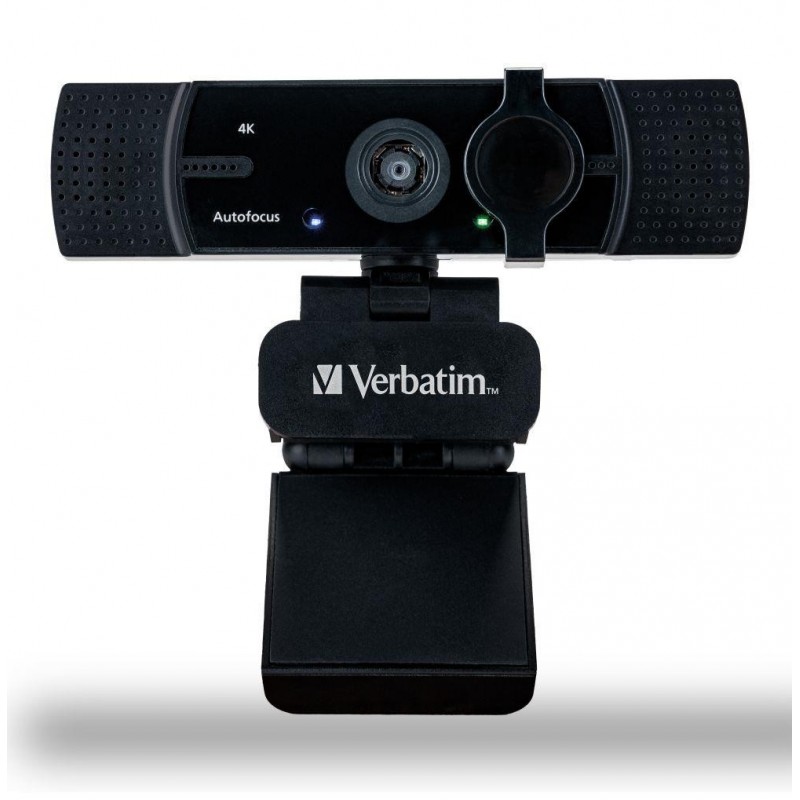 Kamera internetowa Verbatim AWC-03 4K UHD USB 2.0 z podwójnym mikrofonem czarna