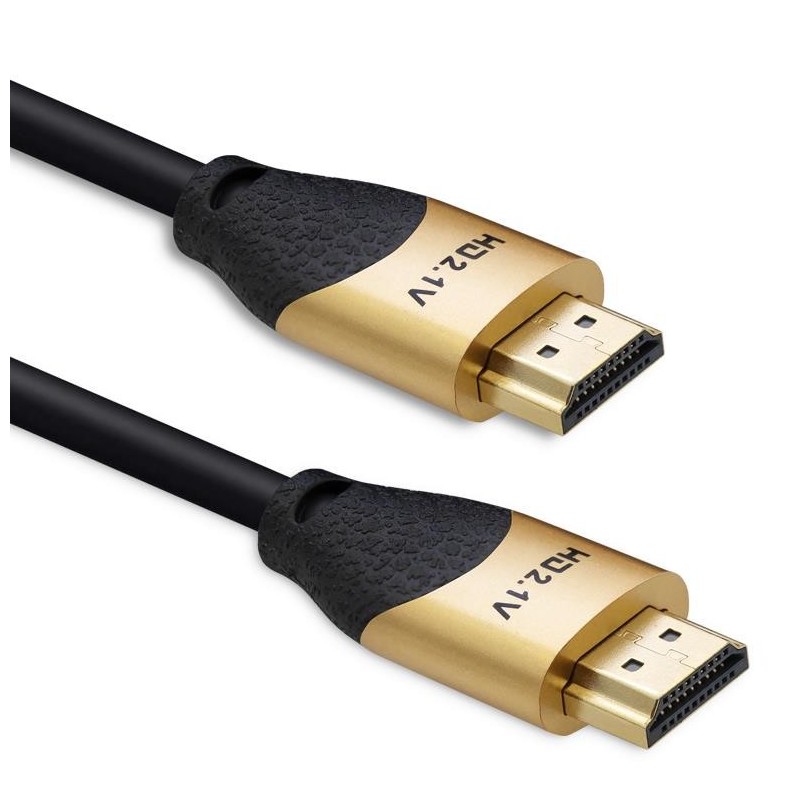 Kabel HDMI QOLTEC v2.1 Ultra High Speed 8K | 60Hz | 26AWG | GOLD | 5m