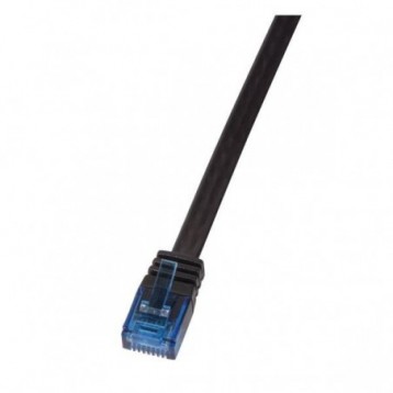 Patchcord LogiLink CF2073U CAT.6 U/UTP 5 m, płaski, czarny Patchcord LogiLink CF2073U CAT.6 U/UTP 5 m, płaski, czarny
