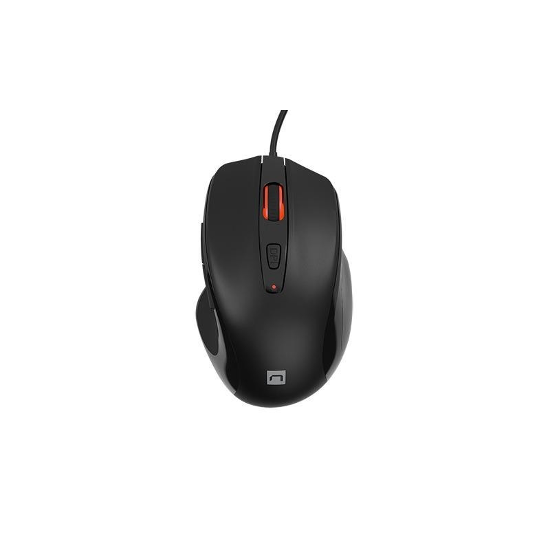 Mysz przewodowa Natec PIGEON 2 optyczna 4000dpi USB programowalna czarna