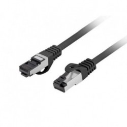 Patchcord Lanberg S/FTP kat.8.1 0,25m LSZH CU fluke passed czarny