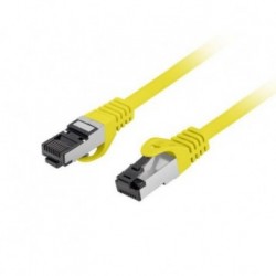Patchcord Lanberg S/FTP kat.8.1 0,5m LSZH CU fluke passed żółty