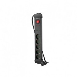 Listwa zasilająca Lanberg SP1 1.5m 5x 230V Schuko czarna