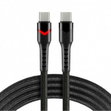 Kabel przewód USB-C PD RGB LED 1m everActive CBB-1PDR Power Delivery 3A z obsługą szybkiego ładowania 60W Kabel przewód USB-C PD RGB LED 1m everActive CBB-1PDR Power Delivery 3A z obsługą szybkiego ładowania 60W