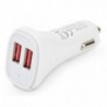 Ładowarka samochodowa Techly 2x USB 5V 2,4A+2,4A, biała