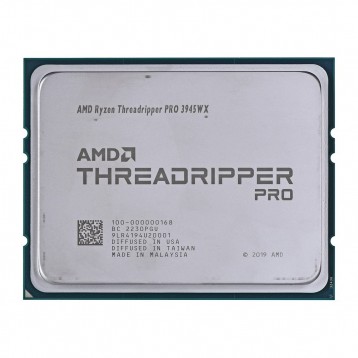AMD Threadripper PRO 3945WX (12C/24T) 4.0GHz (4.3GHz Turbo) Socket sWRX8 TDP 280W tray