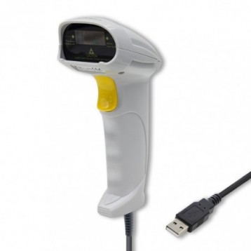 QOLTEC CZYTNIK KODÓW KRESKOWYCH LASEROWY | 1D | USB | BIAŁY QOLTEC CZYTNIK KODÓW KRESKOWYCH LASEROWY | 1D | USB | BIAŁY