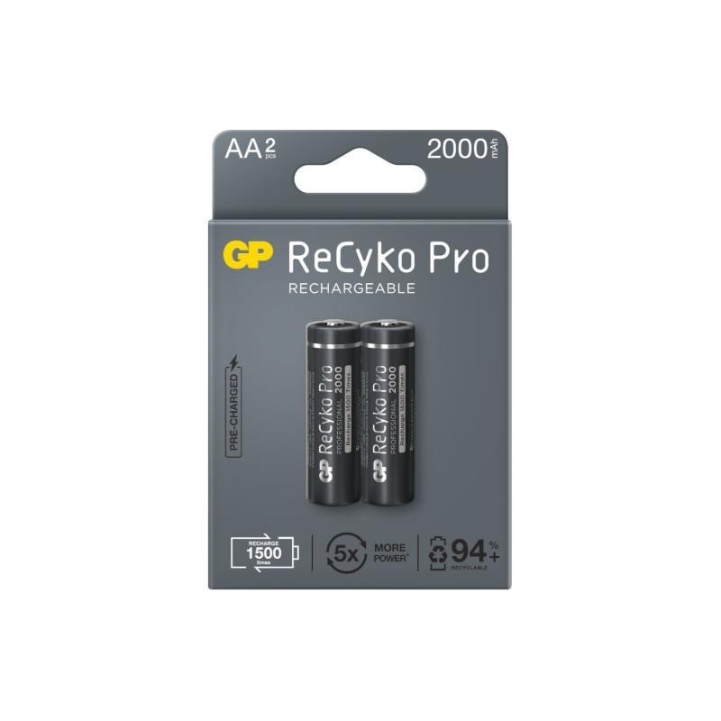 Akumulatorki AA / R6 GP ReCyko Pro Ni-MH 2000mAh blister 2 sztuki